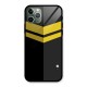 Yellow Lines Glass Back Case for iPhone 11 Pro