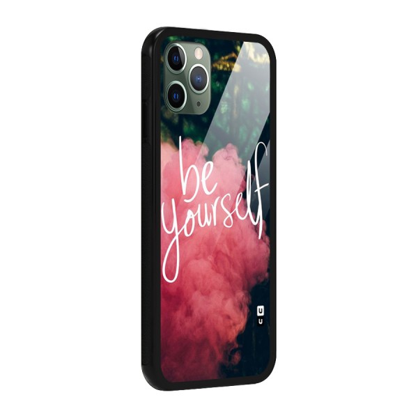 Be Yourself Greens Glass Back Case for iPhone 11 Pro