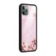 Blossom Frame Pink Glass Back Case for iPhone 11 Pro