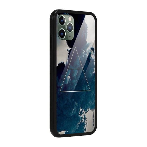 Blue Hue Smoke Glass Back Case for iPhone 11 Pro