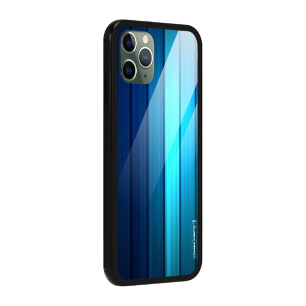 Blue Hues Glass Back Case for iPhone 11 Pro