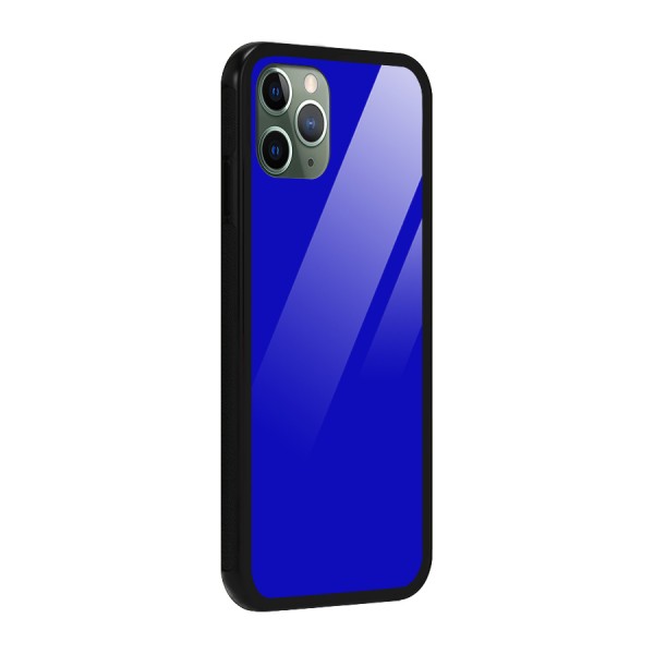 Cobalt Blue Glass Back Case for iPhone 11 Pro