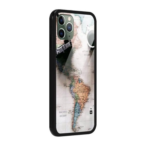 Coffee And Travel Glass Back Case for iPhone 11 Pro