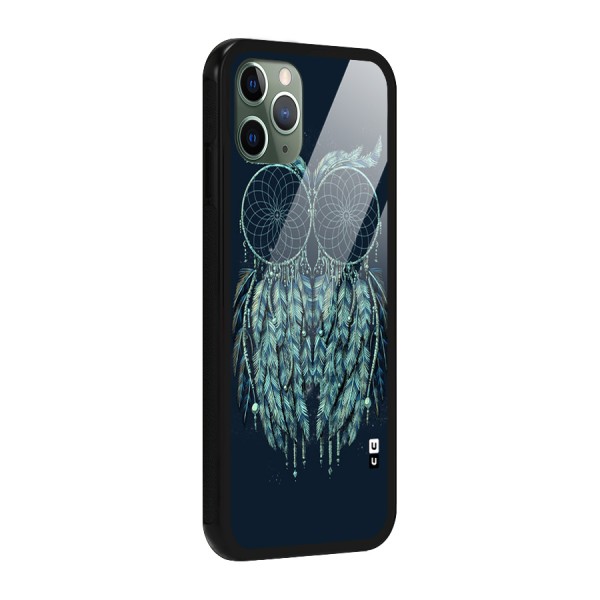 Dreamy Owl Catcher Glass Back Case for iPhone 11 Pro