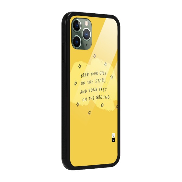 Eyes On Stars Glass Back Case for iPhone 11 Pro