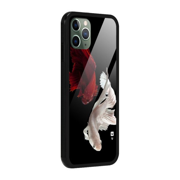 Fish Design Glass Back Case for iPhone 11 Pro