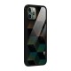 Hexagonal Design Glass Back Case for iPhone 11 Pro
