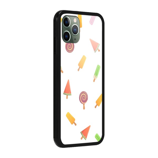 Ice Cream Colors Glass Back Case for iPhone 11 Pro