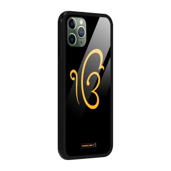Ik Onkar Glass Back Case for iPhone 11 Pro