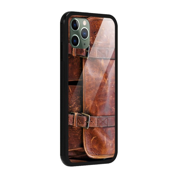 Bag Design (Printed) Glass Back Case for iPhone 11 Pro