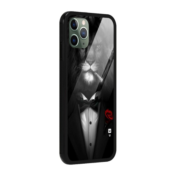 Lion Class Glass Back Case for iPhone 11 Pro