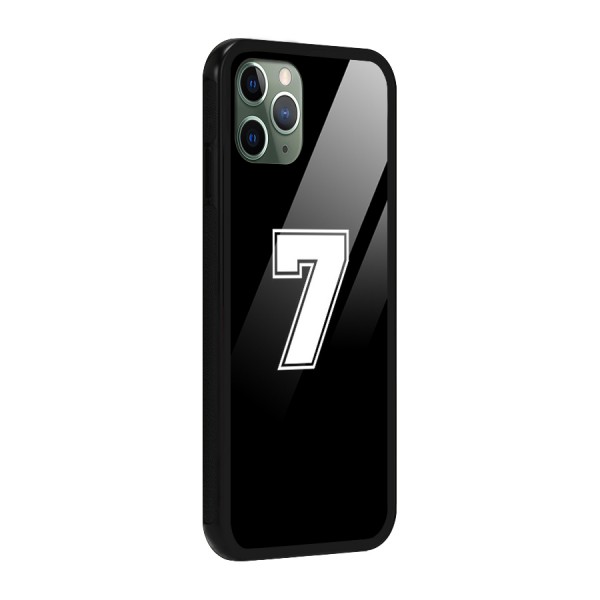 Number 7 Glass Back Case for iPhone 11 Pro
