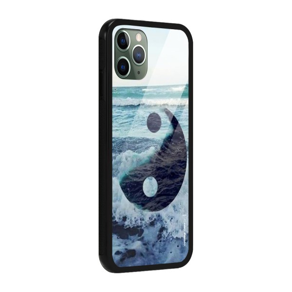 Oceanic Peace Design Glass Back Case for iPhone 11 Pro