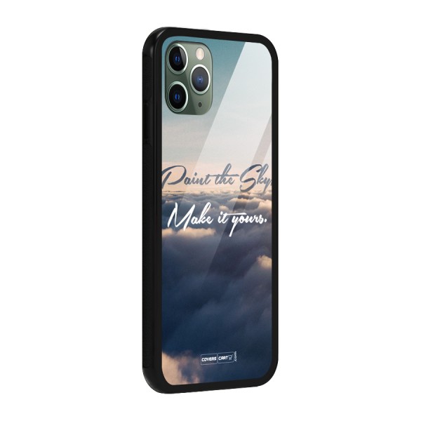Paint the Sky Glass Back Case for iPhone 11 Pro