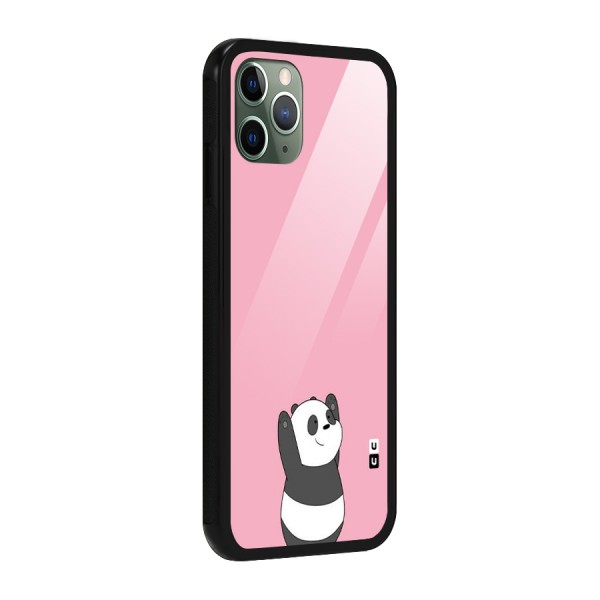 Panda Handsup Glass Back Case for iPhone 11 Pro