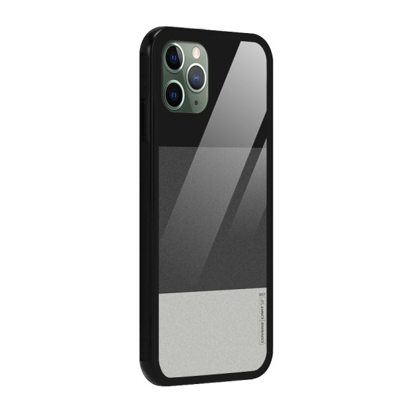 Pastel Black and Grey Glass Back Case for iPhone 11 Pro