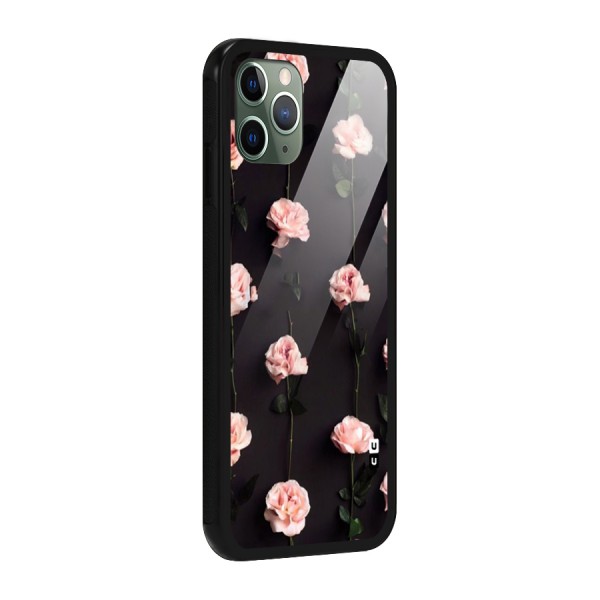 Pink Roses Glass Back Case for iPhone 11 Pro