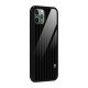 Pleasing Dark Stripes Glass Back Case for iPhone 11 Pro