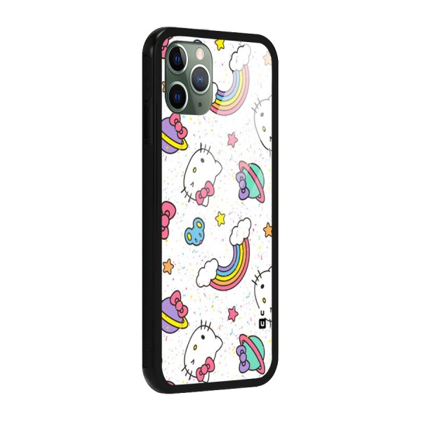 Rainbow Kit Tee Glass Back Case for iPhone 11 Pro