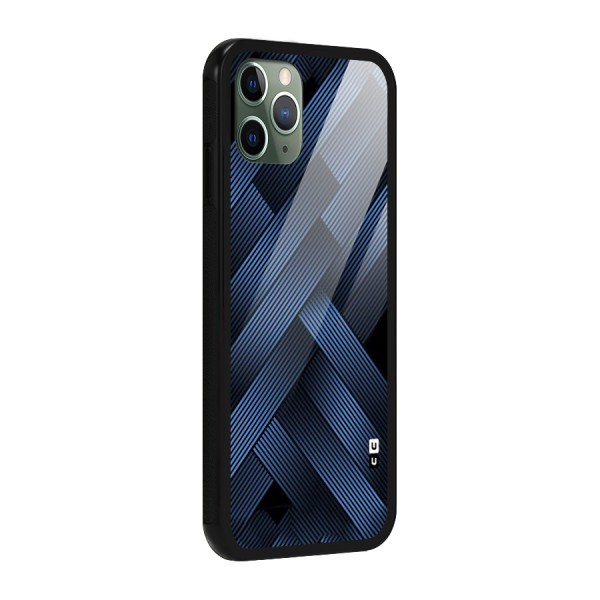 Ribbon Stripes Glass Back Case for iPhone 11 Pro