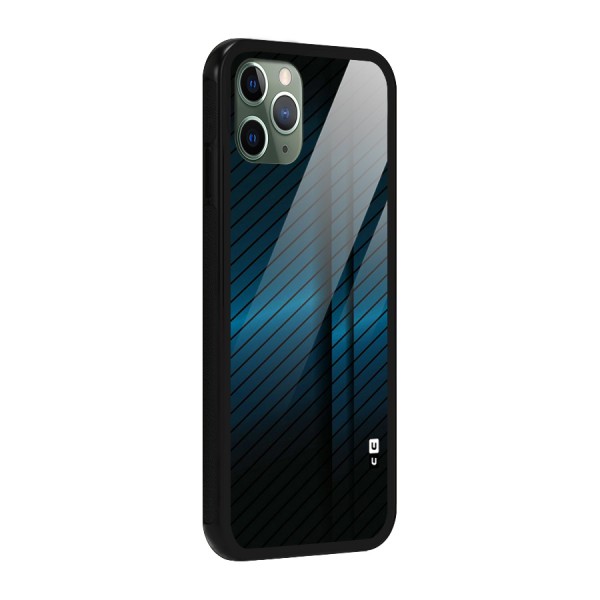 Royal Shade Blue Glass Back Case for iPhone 11 Pro