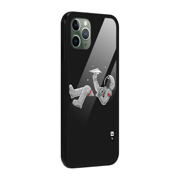 Spaceman Flying Glass Back Case for iPhone 11 Pro