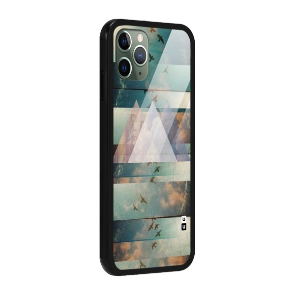 Three Triangles Glass Back Case for iPhone 11 Pro