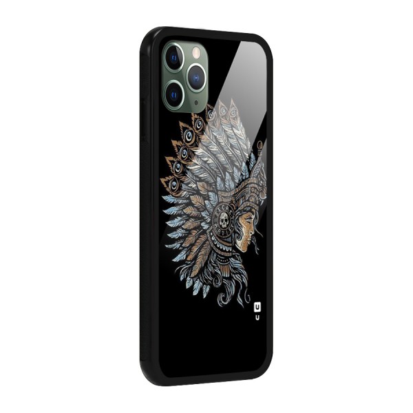 Tribal Design Glass Back Case for iPhone 11 Pro