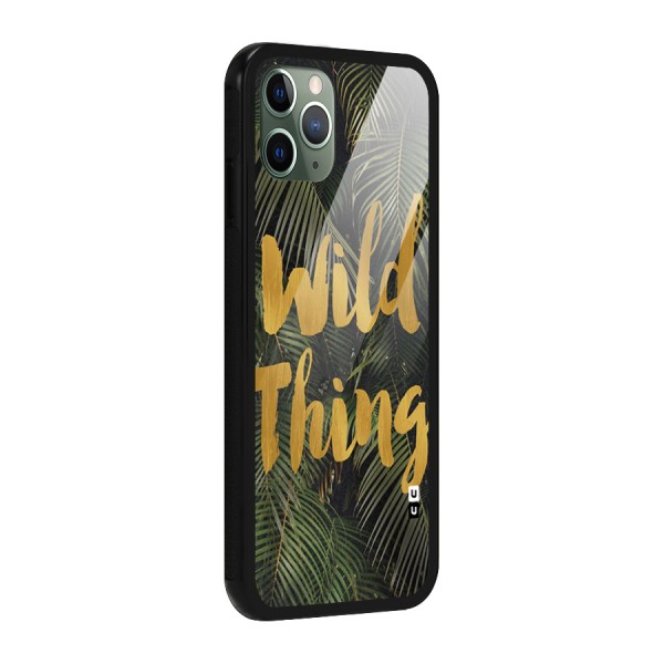Wild Leaf Thing Glass Back Case for iPhone 11 Pro