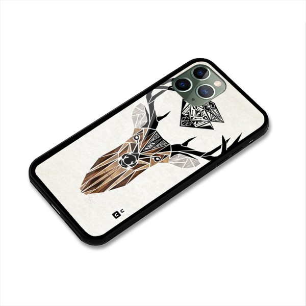Aesthetic Deer Design Glass Back Case for iPhone 11 Pro