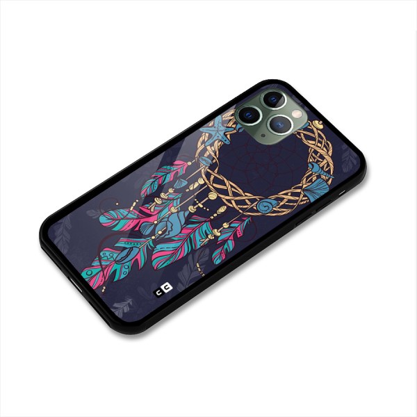 Animated Dream Catcher Glass Back Case for iPhone 11 Pro