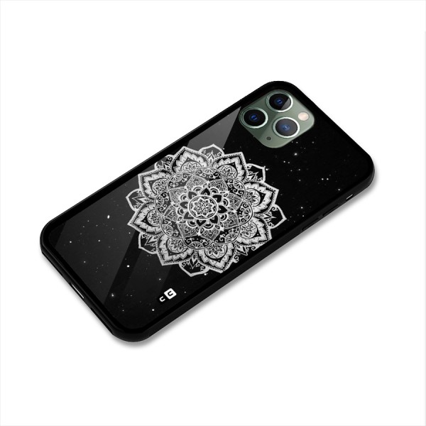 Beautiful Mandala Design Glass Back Case for iPhone 11 Pro