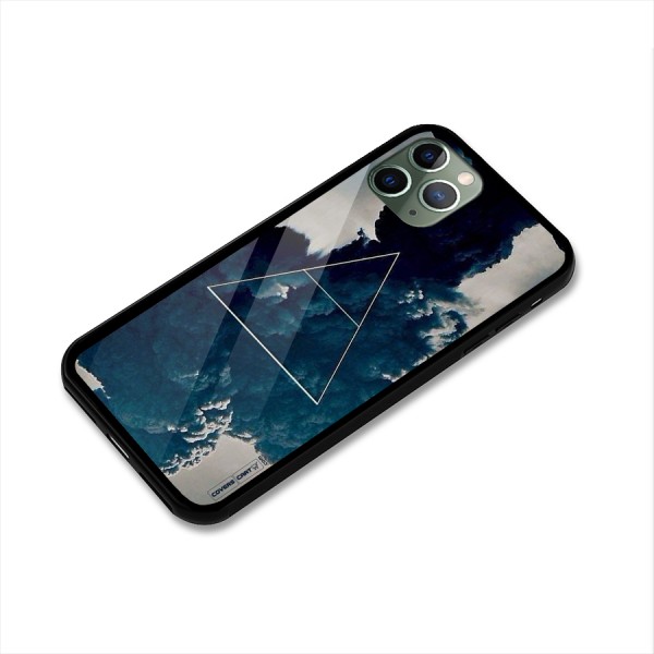 Blue Hue Smoke Glass Back Case for iPhone 11 Pro