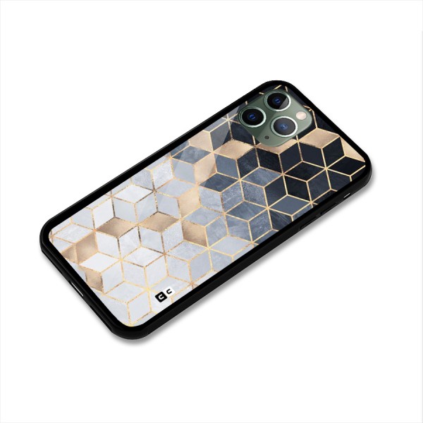 Blues And Golds Glass Back Case for iPhone 11 Pro