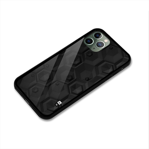 Classic Hexa Glass Back Case for iPhone 11 Pro