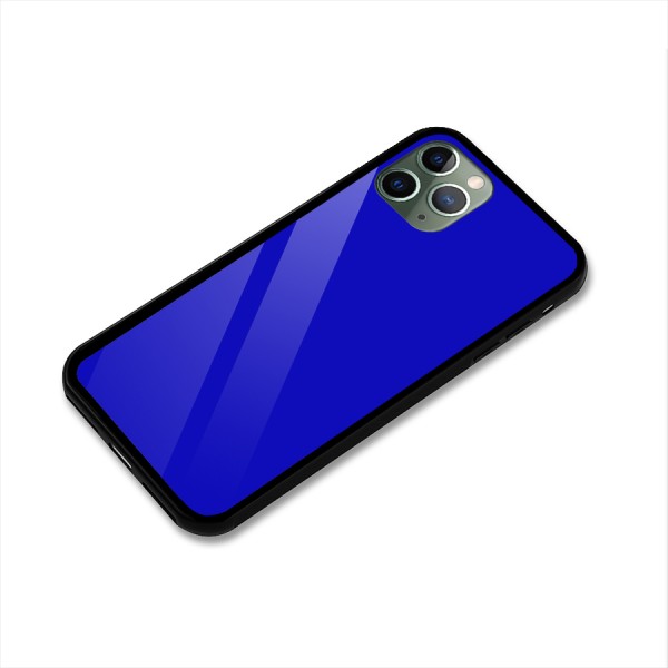 Cobalt Blue Glass Back Case for iPhone 11 Pro