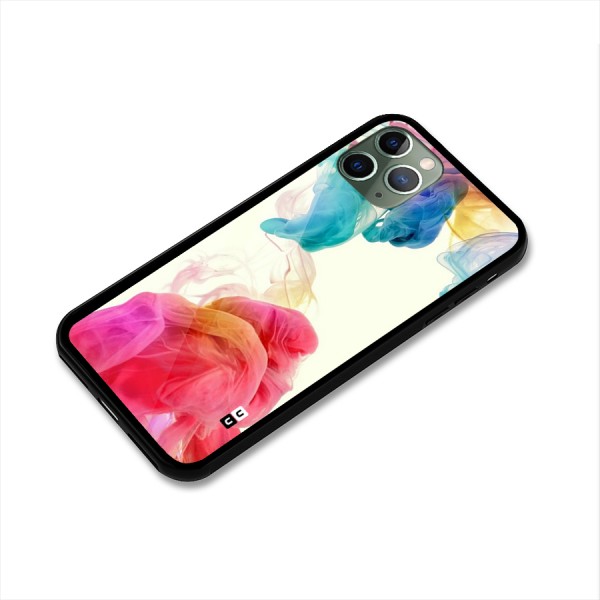 Colorful Splash Glass Back Case for iPhone 11 Pro