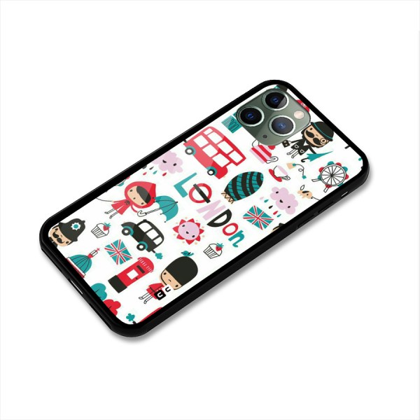 Double Decker Glass Back Case for iPhone 11 Pro