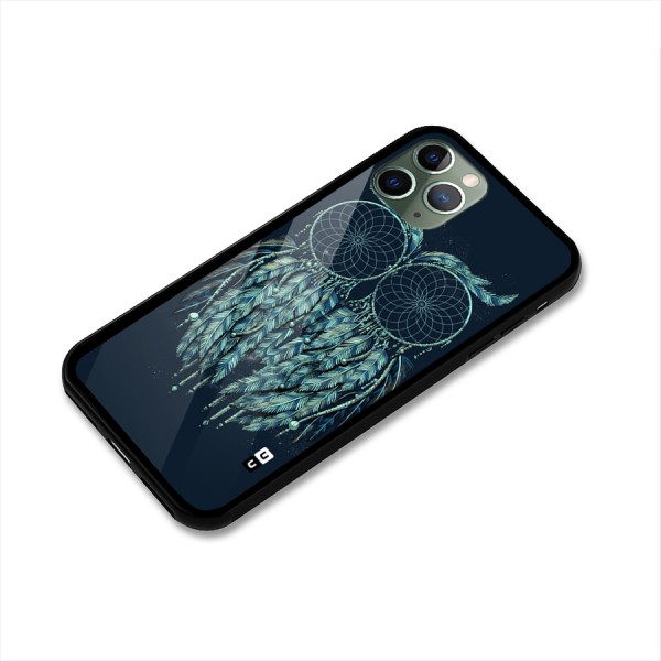 Dreamy Owl Catcher Glass Back Case for iPhone 11 Pro