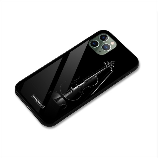 Elegant Violin Glass Back Case for iPhone 11 Pro