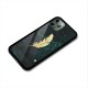 Golden Leaf Glass Back Case for iPhone 11 Pro