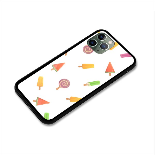 Ice Cream Colors Glass Back Case for iPhone 11 Pro