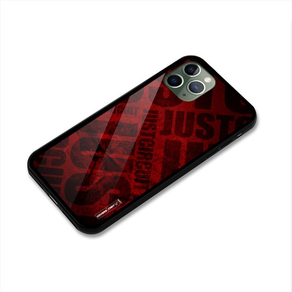 Just Circuit Glass Back Case for iPhone 11 Pro