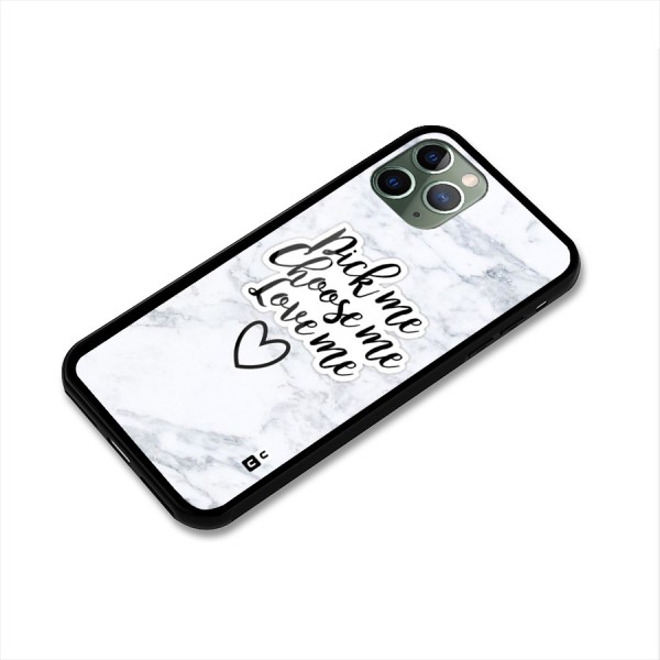Just Me Glass Back Case for iPhone 11 Pro