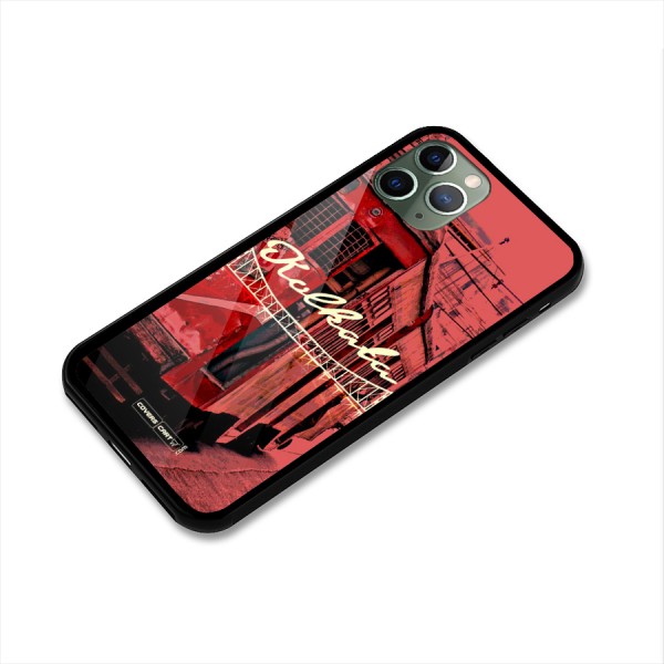 Kolkata Citystyle Glass Back Case for iPhone 11 Pro