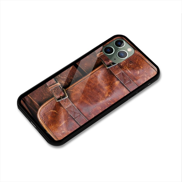 Bag Design (Printed) Glass Back Case for iPhone 11 Pro