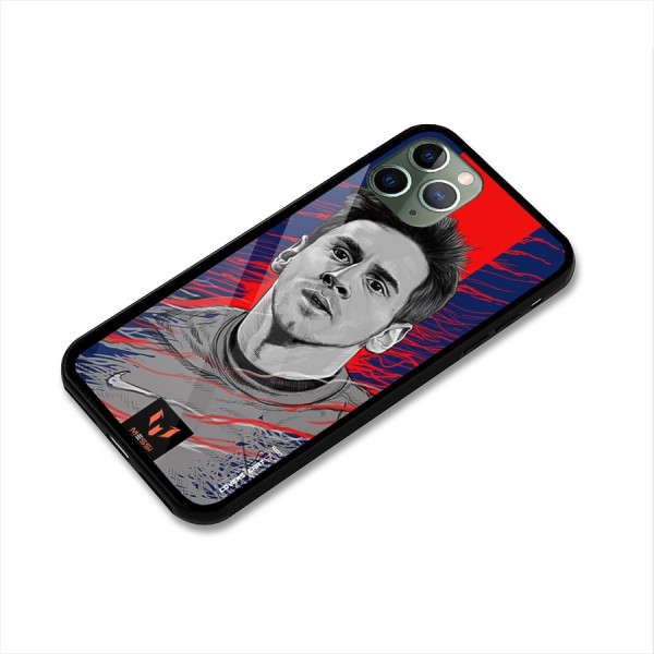 Messi For FCB Glass Back Case for iPhone 11 Pro