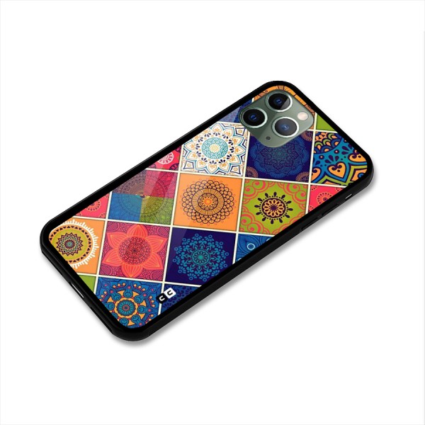 Multi Designs Glass Back Case for iPhone 11 Pro