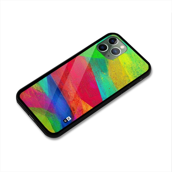 Paint Art Pattern Glass Back Case for iPhone 11 Pro