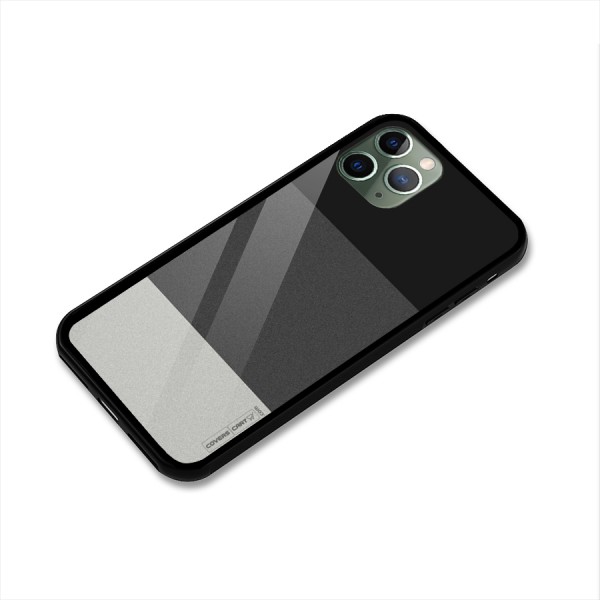 Pastel Black and Grey Glass Back Case for iPhone 11 Pro